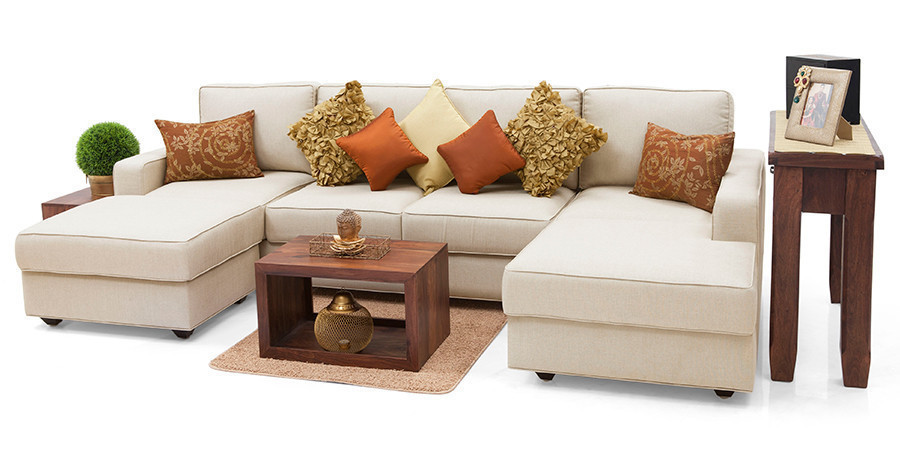 Fleming Sofa L Shape(Cream)